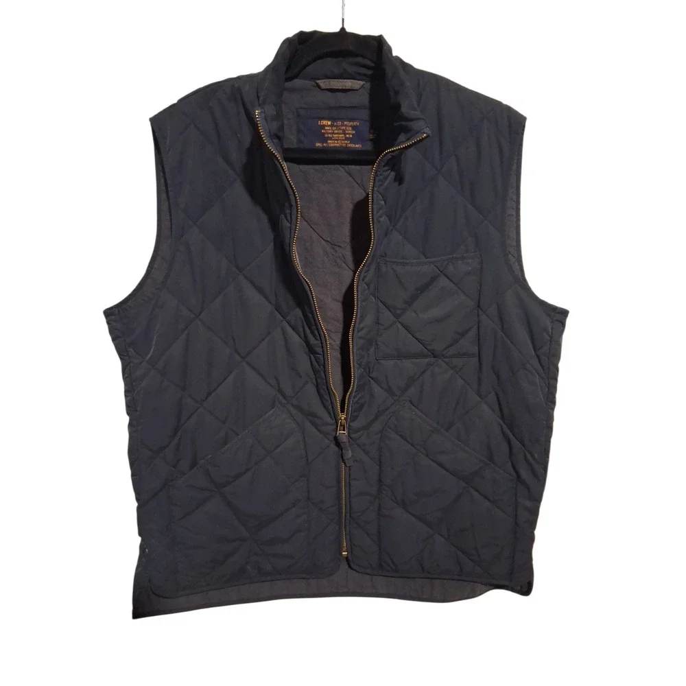 J. Crew Quilted Gorpcore Outerwear Mens size XL Sussex Military Grade G-38 Vest